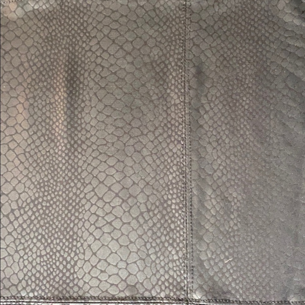 Black snake skin tee